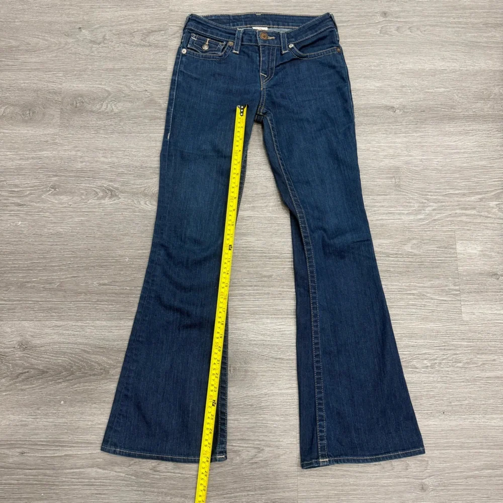 Y2K True Religion Blue Bootcut Jeans Womens Size 12 - Picture 6 of 8